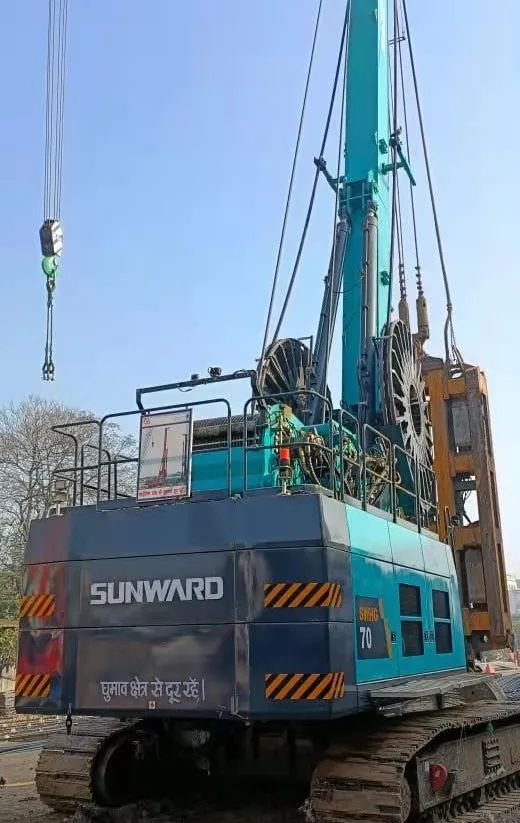 感谢信!山河智能SWHG70液压抓斗助力海外基础施工获肯定