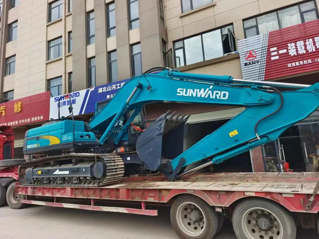 全款拿下！山河智能挖掘机奔赴工地一线